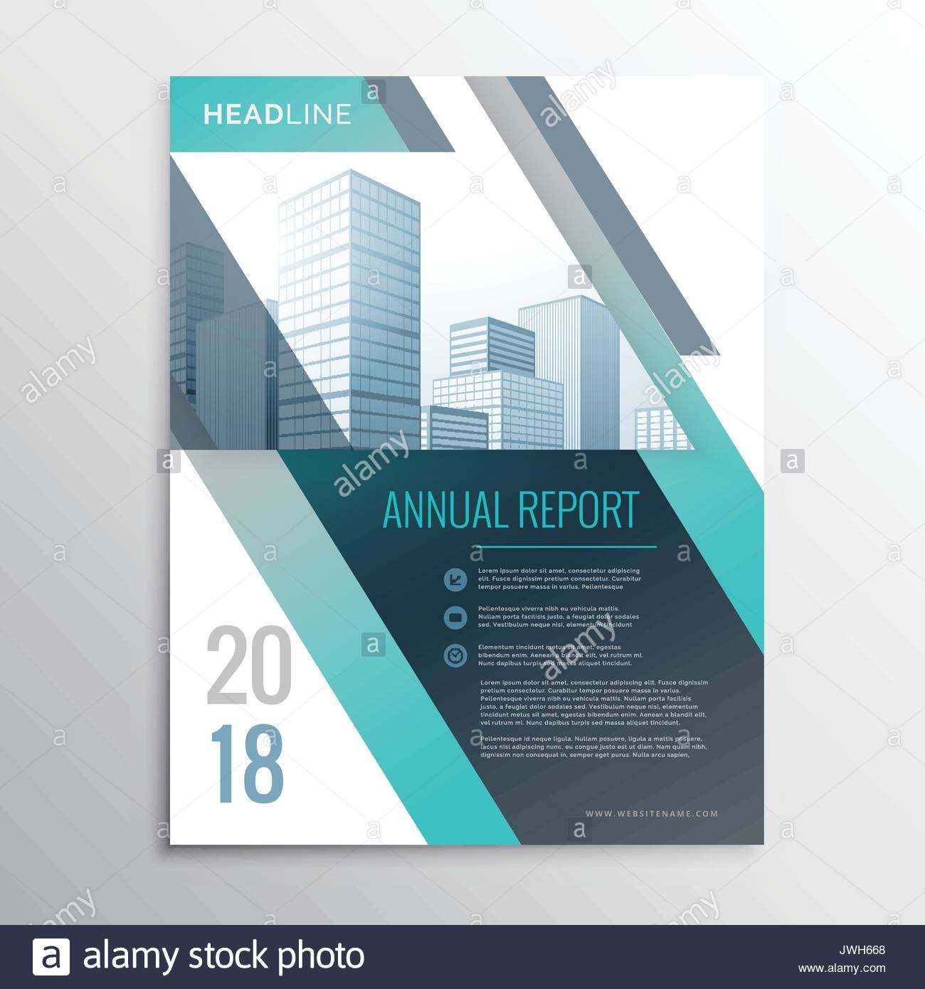Modern Annual Report Business Brochure Design Template Cover Page In throughout Cover Page For Annual Report Template
