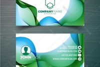 Modern Business Card Design Template With Vector Image intended for Modern Business Card Design Templates