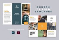 Modern Church Trifold Brochure ~ Brochure Templates ~ Creative regarding Welcome Brochure Template