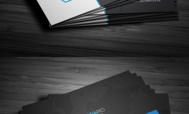 Modern Corporate Business Card Templates Psd  Business Card intended for Create Business Card Template Photoshop