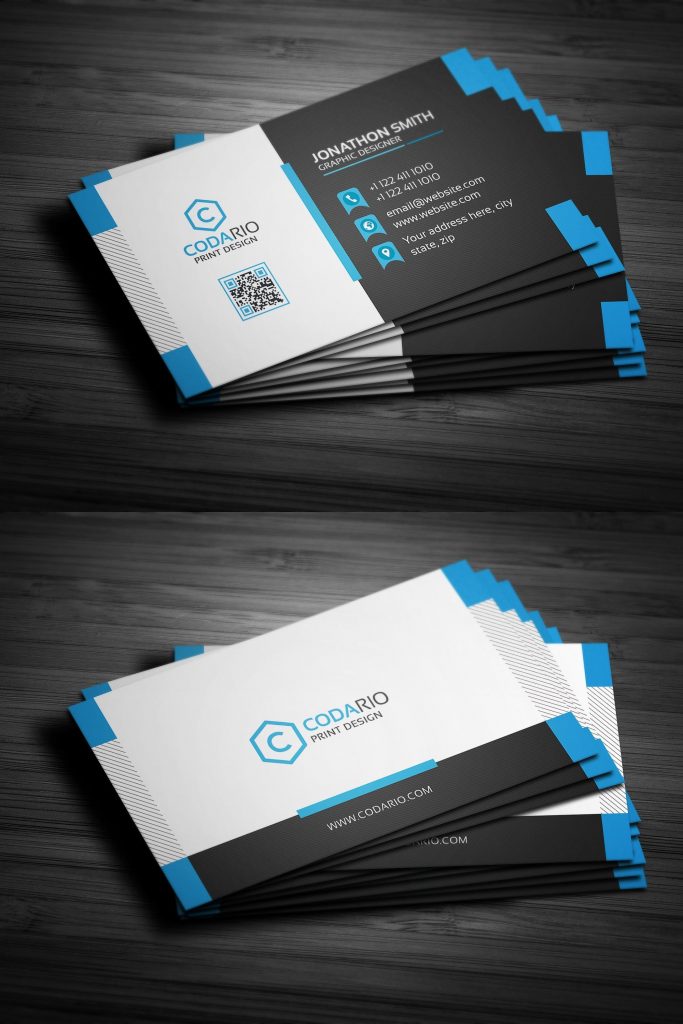 Modern Creative Business Card Template Psd Business Card Templates ...