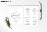 Modern French Menu Design Template In Psd Word Publisher with Menu Templates For Publisher