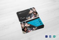 Modern Photography Business Card Design Template In Psd Word Publisher with Photography Business Card Template Photoshop