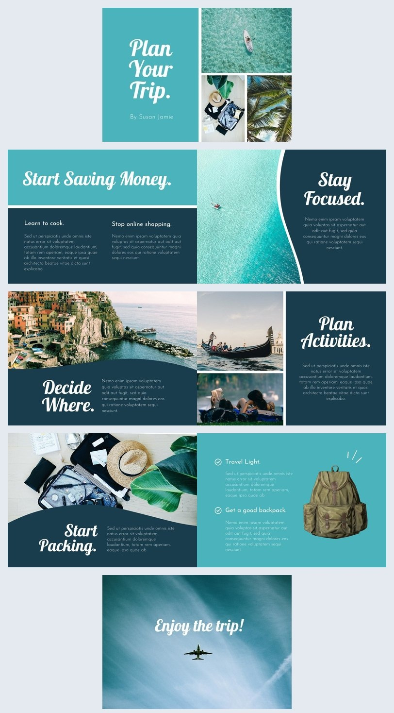 Modern Travel Guide Template  Design  Flipsnack with Travel Guide Brochure Template