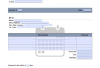 Monthly Rent Invoice Template  Onlineinvoice pertaining to Monthly Rent Invoice Template