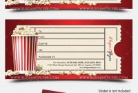 Movie Gift Certificate Template  Best Design Sertificate throughout Dinner Certificate Template Free
