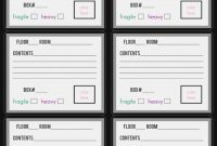 Moving Box Labels Template Archives – Southbay Robot – Storage Box intended for Moving Box Label Template