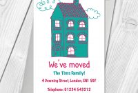 Moving House Cards  Architectural Designs regarding Moving Home Cards Template