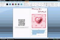 Ms Word Tutorial Part   Greeting Card Template Inserting And for Birthday Card Publisher Template