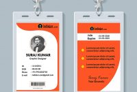 Multipurpose Corporate Office Id Card Free Psd Template  Indiater throughout Template For Id Card Free Download