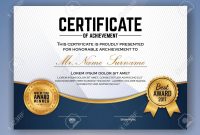 Multipurpose Professional Certificate Template Design For Print inside Professional Award Certificate Template