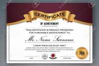 Multipurpose Professional Certificate Template Design For Print with regard to Professional Award Certificate Template
