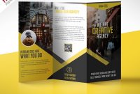 Multipurpose Trifold Business Brochure Free Psd Template throughout Free Brochure Template Downloads