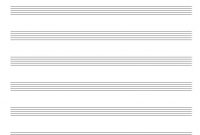 Music Staff Lines  Staff Paper Template  Kaits  Blank Sheet Music in Blank Sheet Music Template For Word