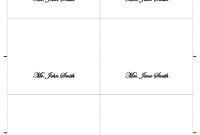 Name Badge Template  Per Sheet  Glendale Community with regard to Free Place Card Templates 6 Per Page