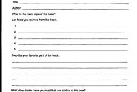 Nd Grade Book Report Template – Teplates For Every Day intended for Book Report Template 4Th Grade