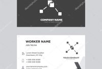 Networking Business Card Design — Stock Vector © Vectorbest inside Networking Card Template