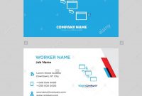 Networking Business Card Design Template Visiting For Your Company for Networking Card Template