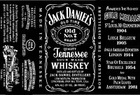 New Blank Jack Daniels Label with Blank Jack Daniels Label Template