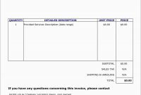 New Free Invoice Template For Word   Best Of Template with regard to Invoice Template Word 2010