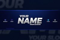 New Free  Youtube Banner Template  Free Youtube Banner intended for Yt Banner Template