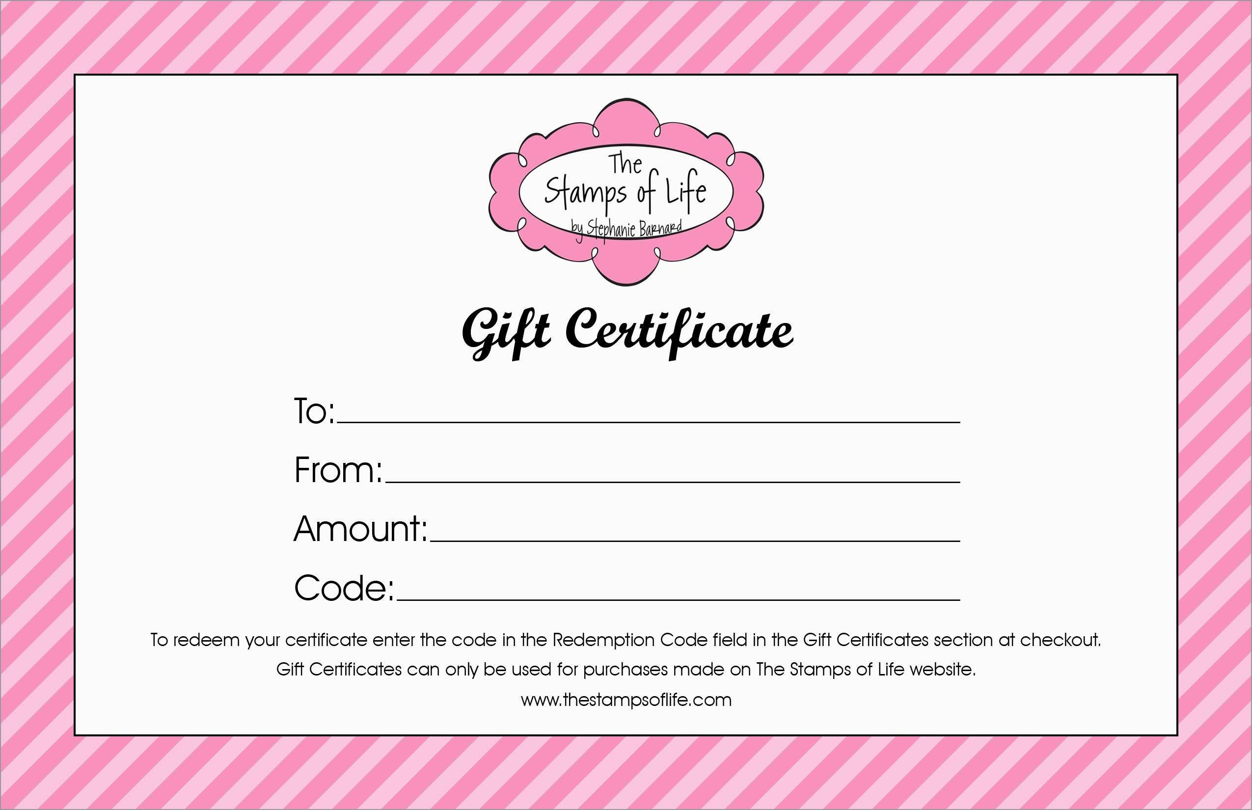 New Gift Certificate Template Free Download  Best Of Template within Massage Gift Certificate Template Free Download