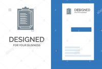 Notepad Report Card Result Presentation Grey Logo Design And pertaining to Result Card Template