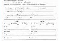 Official Birth Certificate Template Amazing Ficial Birth Certificate throughout Official Birth Certificate Template