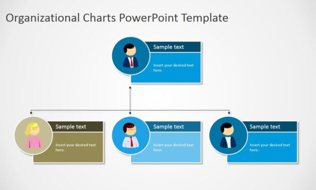Organizational Charts Powerpoint Template  Slidemodel for Microsoft Powerpoint Org Chart Template
