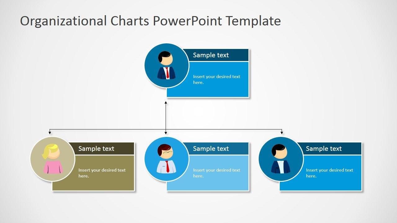 Organizational Charts Powerpoint Template  Slidemodel for Microsoft Powerpoint Org Chart Template