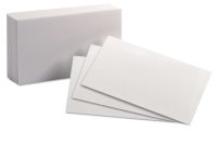 Oxford Unruled Index Cards  X  White Pack  Walmart with regard to 3X5 Blank Index Card Template
