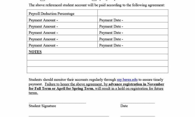 Payment Agreement   Templates  Contracts ᐅ Template Lab with regard to Installment Payment Agreement Template Free