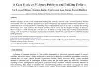 Pdf A Case Study On Moisture Problems And Building Defects inside Building Defect Report Template