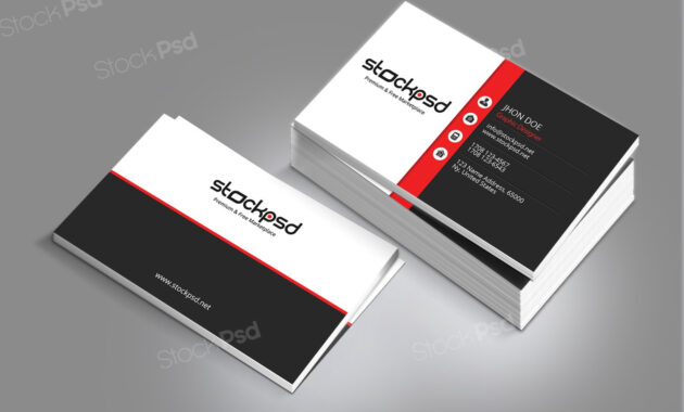 Personal Business Card  Free Psd Template  Free Psd Flyer throughout Calling Card Psd Template