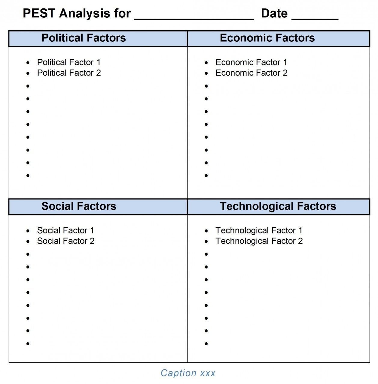Pest Analysis Msword Template  It  Tool Store Store Image Templates pertaining to Pestel Analysis Template Word
