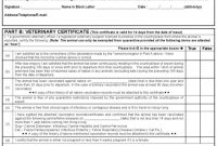 Pet Health Certificate Template Ideas Awesome Collection For Dog for Certificate Of Vaccination Template