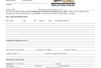 Pet Sitting Contract Templates  Dogs  Dog Grooming Business Pet with Dog Grooming Record Card Template