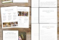 Photography Business Forms  Photography Form Templates with Photography Business Forms Templates
