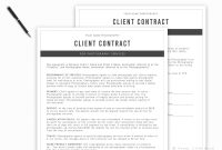 Photography Contract Template Session Contract Template  Etsy with regard to Photography Cancellation Policy Template