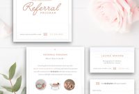Photography Referral Card Photoshop Template Referral  Etsy with Photography Referral Card Templates