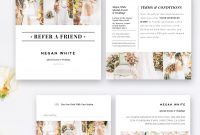 Photography Referral Card Template Wedding Planner Referral  Etsy inside Photography Referral Card Templates