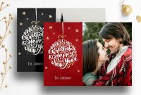 Photoshop Christmas Card Template For Photographers with regard to Holiday Card Templates For Photographers