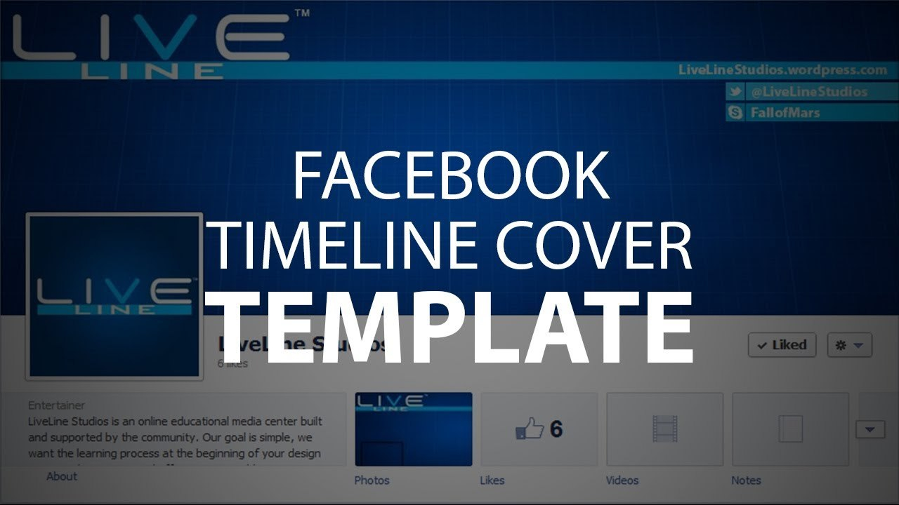 Photoshop Template Facebook Timeline Cover Psd File pertaining to Photoshop Facebook Banner Template