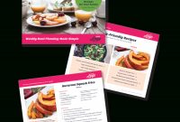 Photoshop Template For Meal Planning And Recipe Card Version inside Recipe Card Design Template