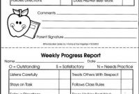 Pinolivia Rhea On T E A C H I N G  Preschool Assessment with Student Progress Report Template