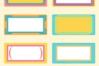 Pinsara Rushing On Classroom  Free Printable Tags Label throughout Free Name Label Templates