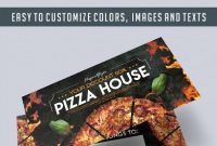 Pizza House – Free Gift Certificate Psd Template –Elegantflyer throughout Pizza Gift Certificate Template