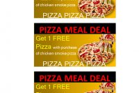 Pizza Or Meal Delivery Coupon  Templates At Allbusinesstemplates for Pizza Gift Certificate Template