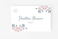 Place Cards Template Word Amazing Ideas Download Free Christmas throughout Table Place Card Template Free Download