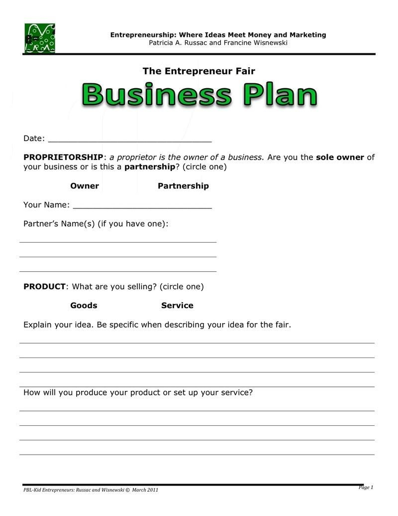 Plans The One Page Business Breathtaking Plan Template Templates in 1 Page Business Plan Templates Free